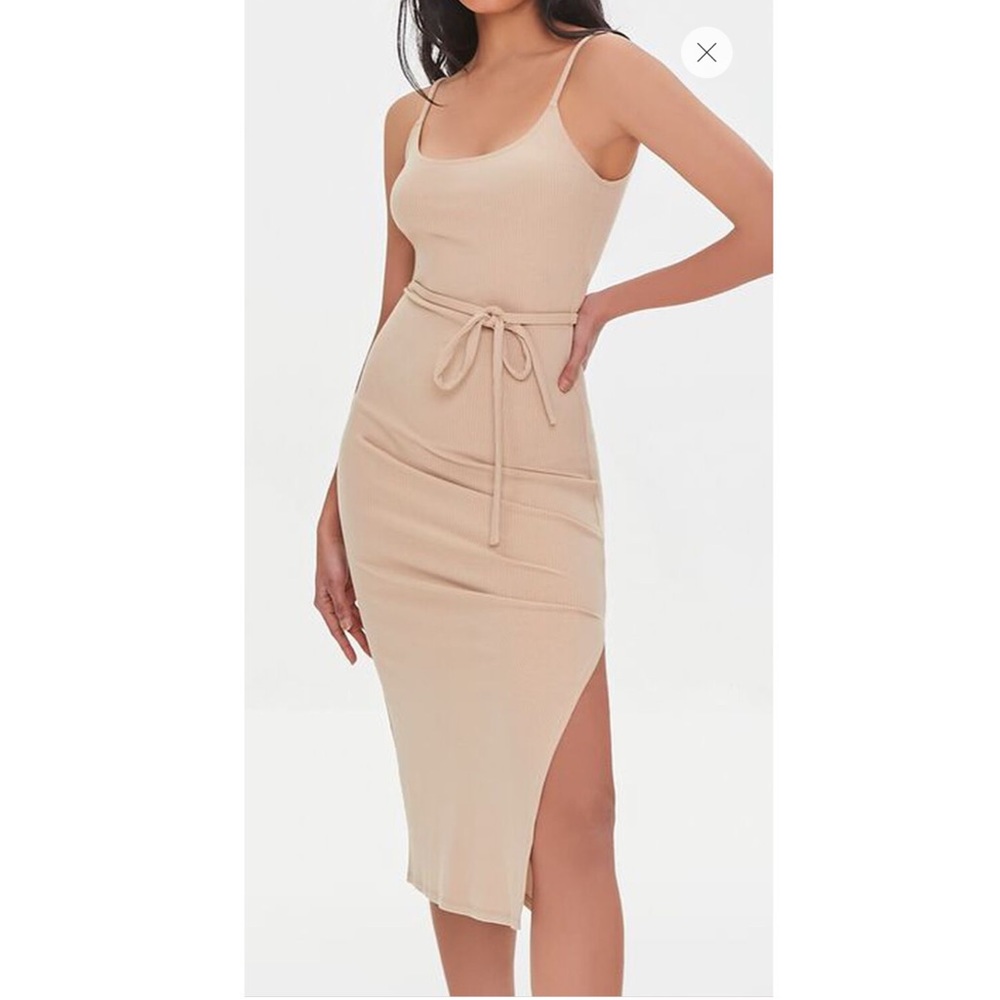 Tan tank top dress
